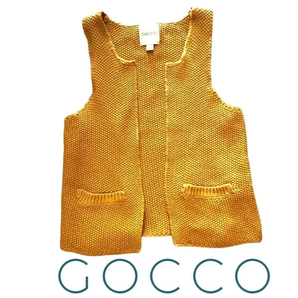 GOCCO | Mustard | KNIT VEST
